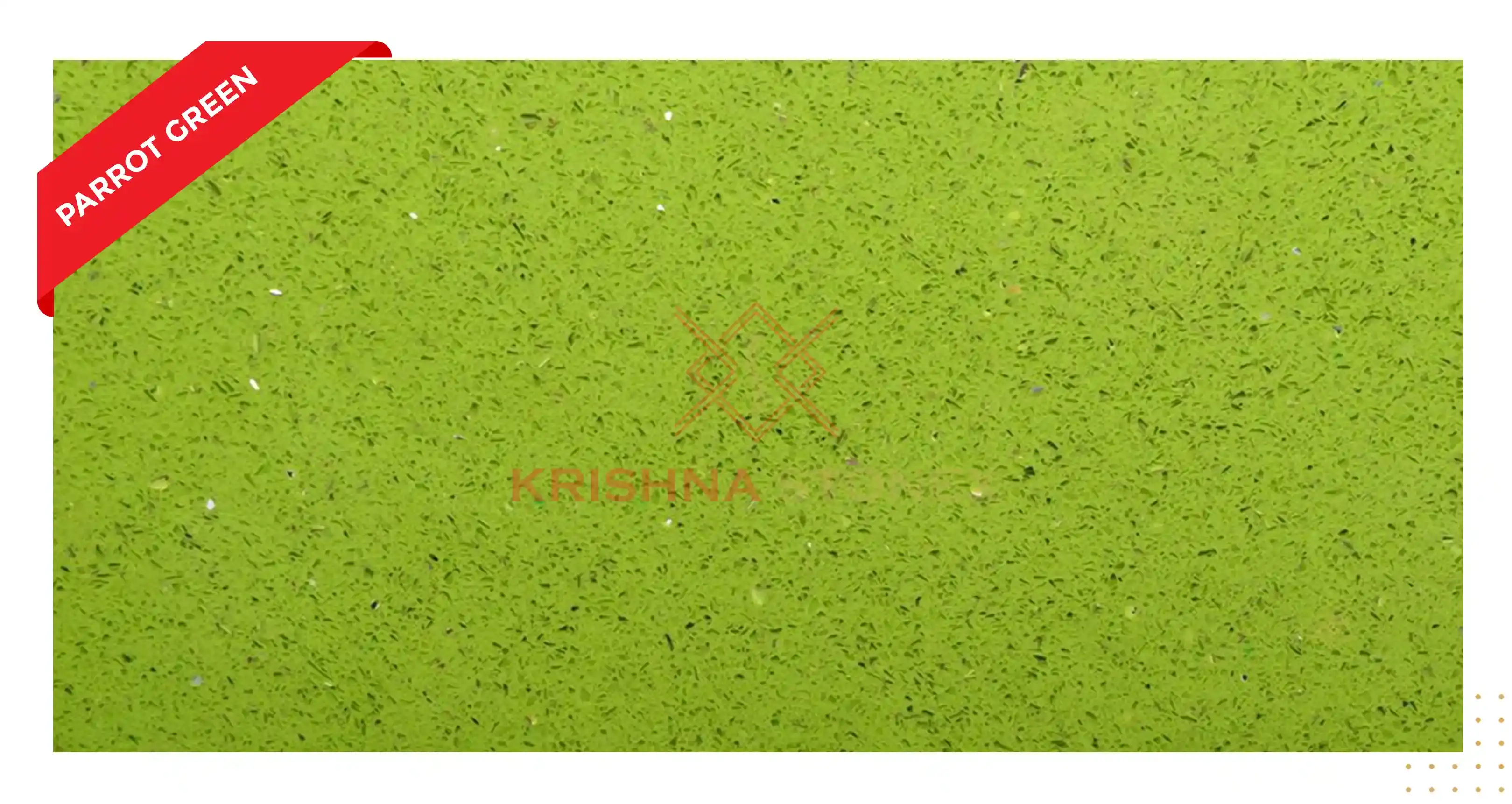 Parrot Green Sparkle Quartz